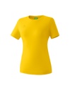 Casual Basics teamsport-T-shirt geel Dames