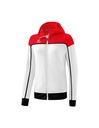 CHANGE by erima trainingsjack met capuchon wit/rood/zwart Dames