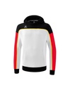 CHANGE by erima sweatshirt met capuchon wit/zwart/rood