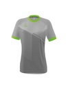 Mantua shirt silver grey/green gecko Dames