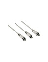 VENTIELNAALDEN 3 STUKS alu zilver